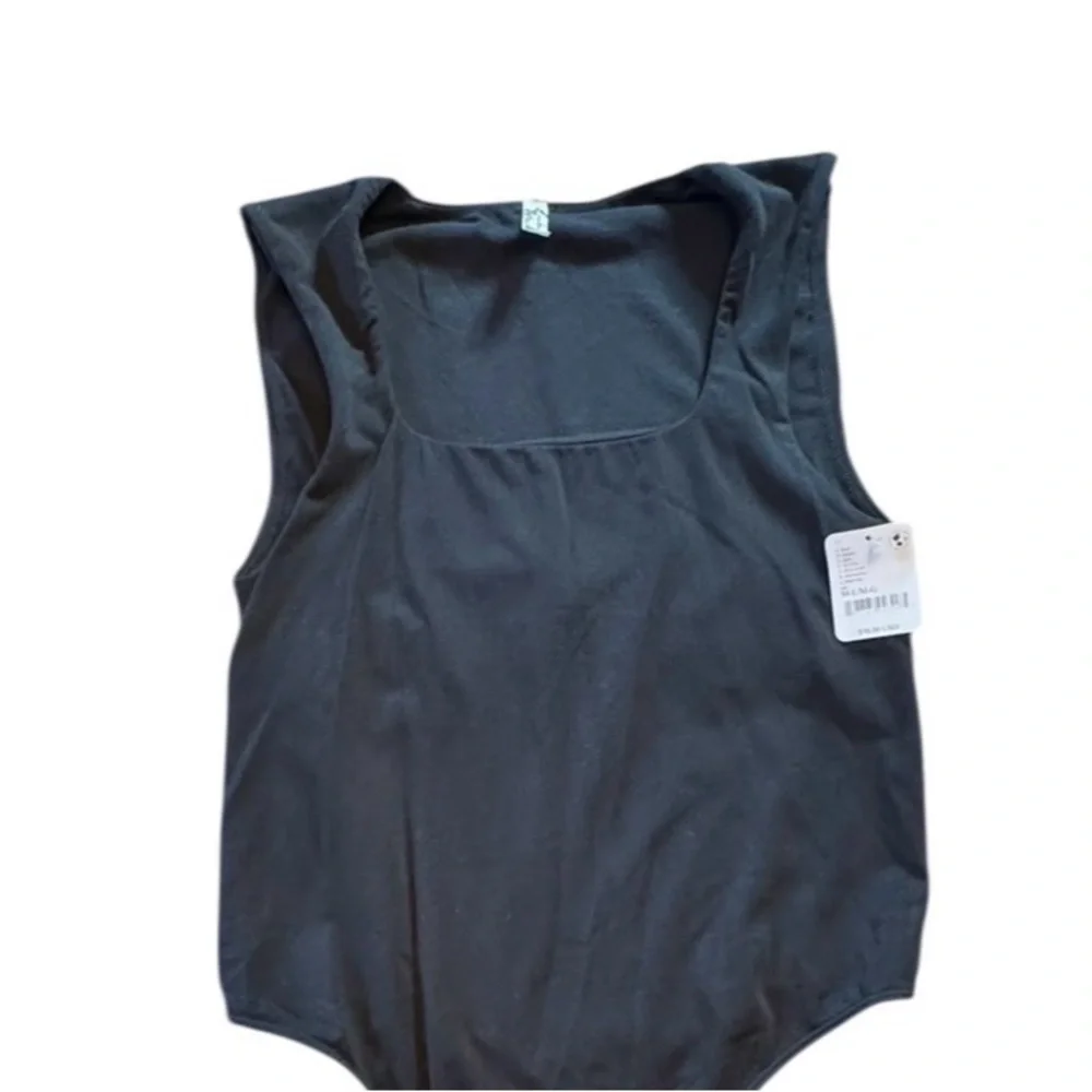Free People Intimately NWT Luna Tencel Square-Neck Bodysuit - Picture 4 of 10